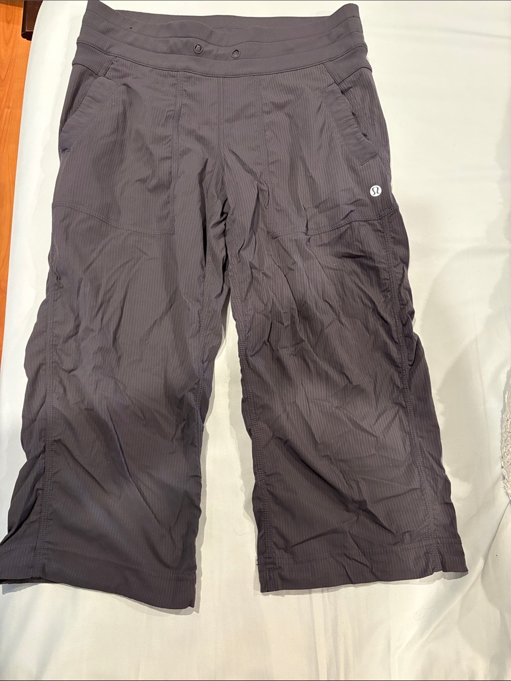 lululemon athletica Gray Track Capris - check measurements